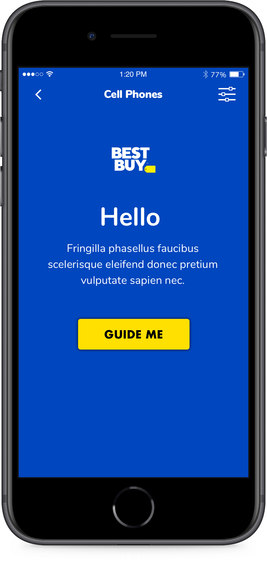 Best Buy App Screen 2