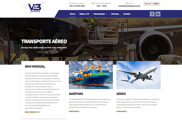 V3 Shipping Corporate Website